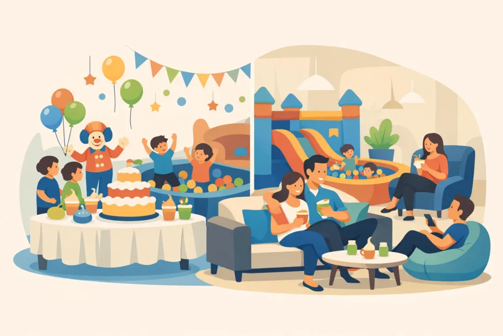 Buffet infantil com lounge vale a pena?