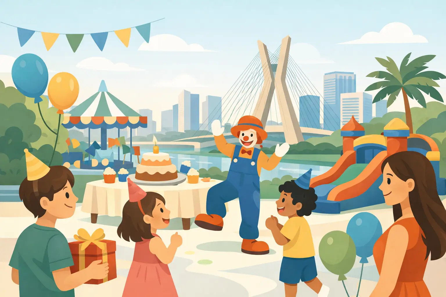 Festa infantil na Zona Sul de São Paulo