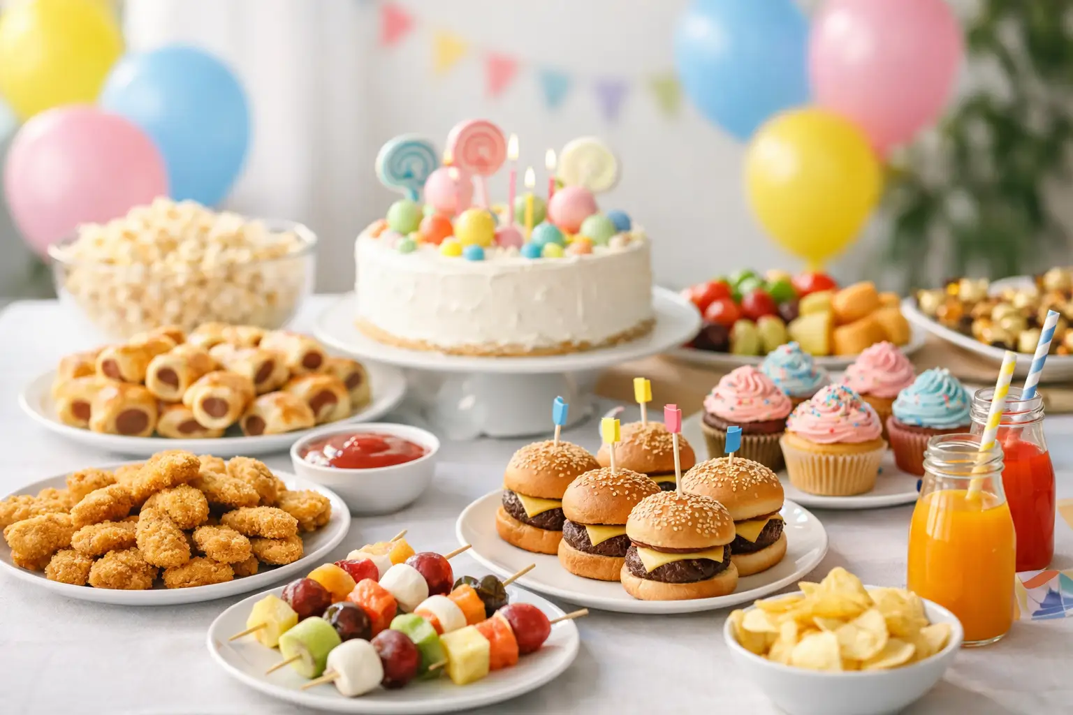 Comidas para aniversário infantil sem erro