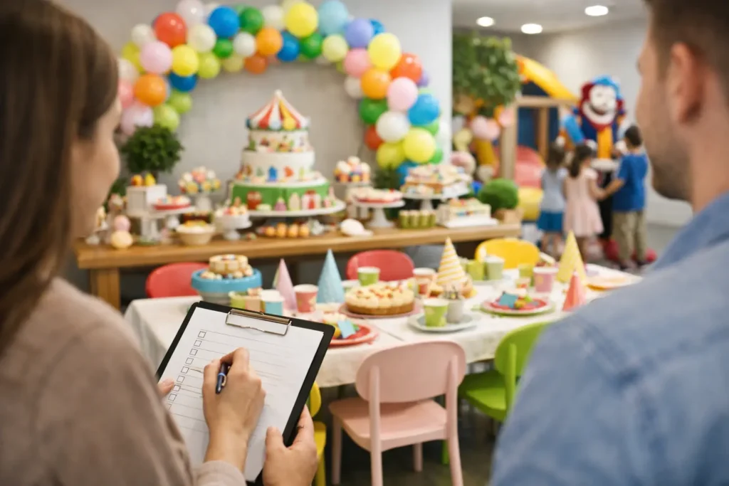 Como escolher um buffet infantil confiável