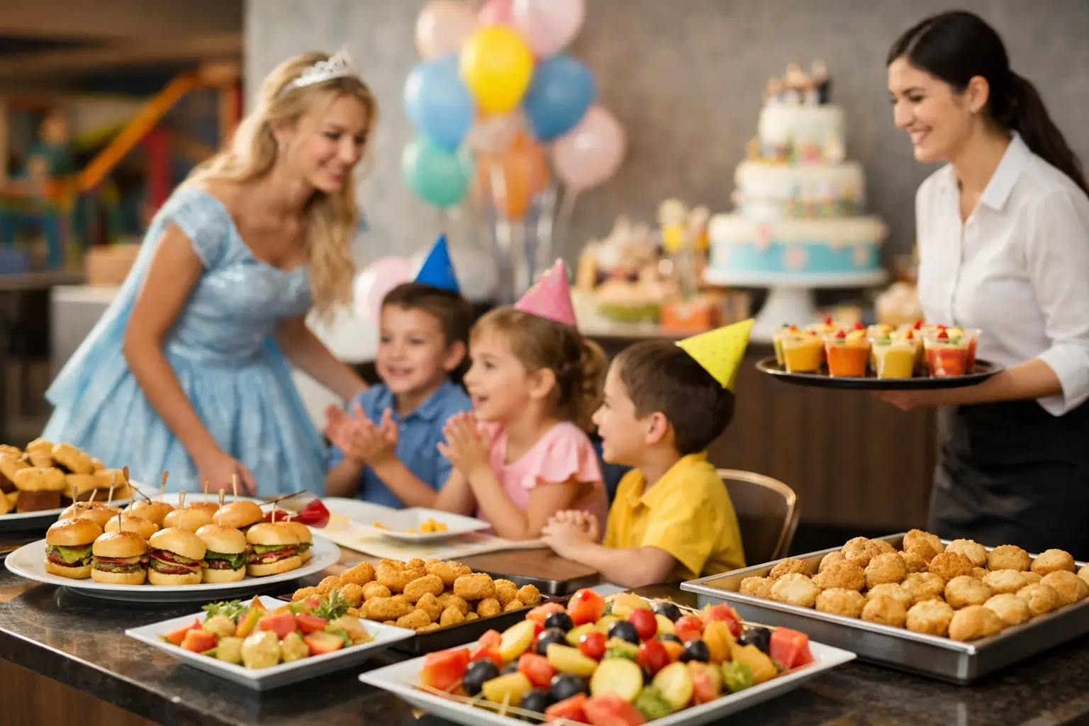 Vale contratar buffet infantil para a festa?