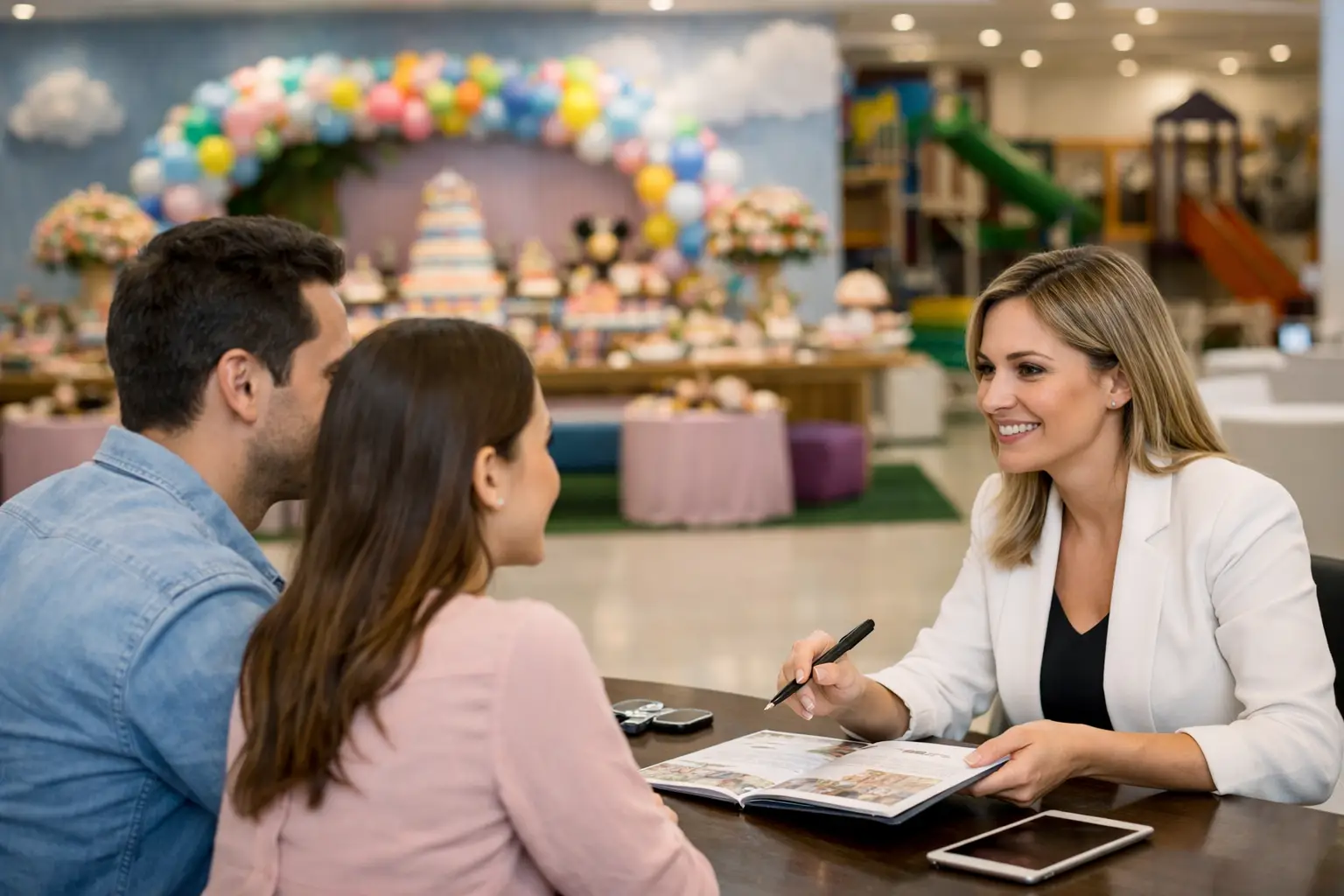 Buffet infantil com visita agendada vale a pena?