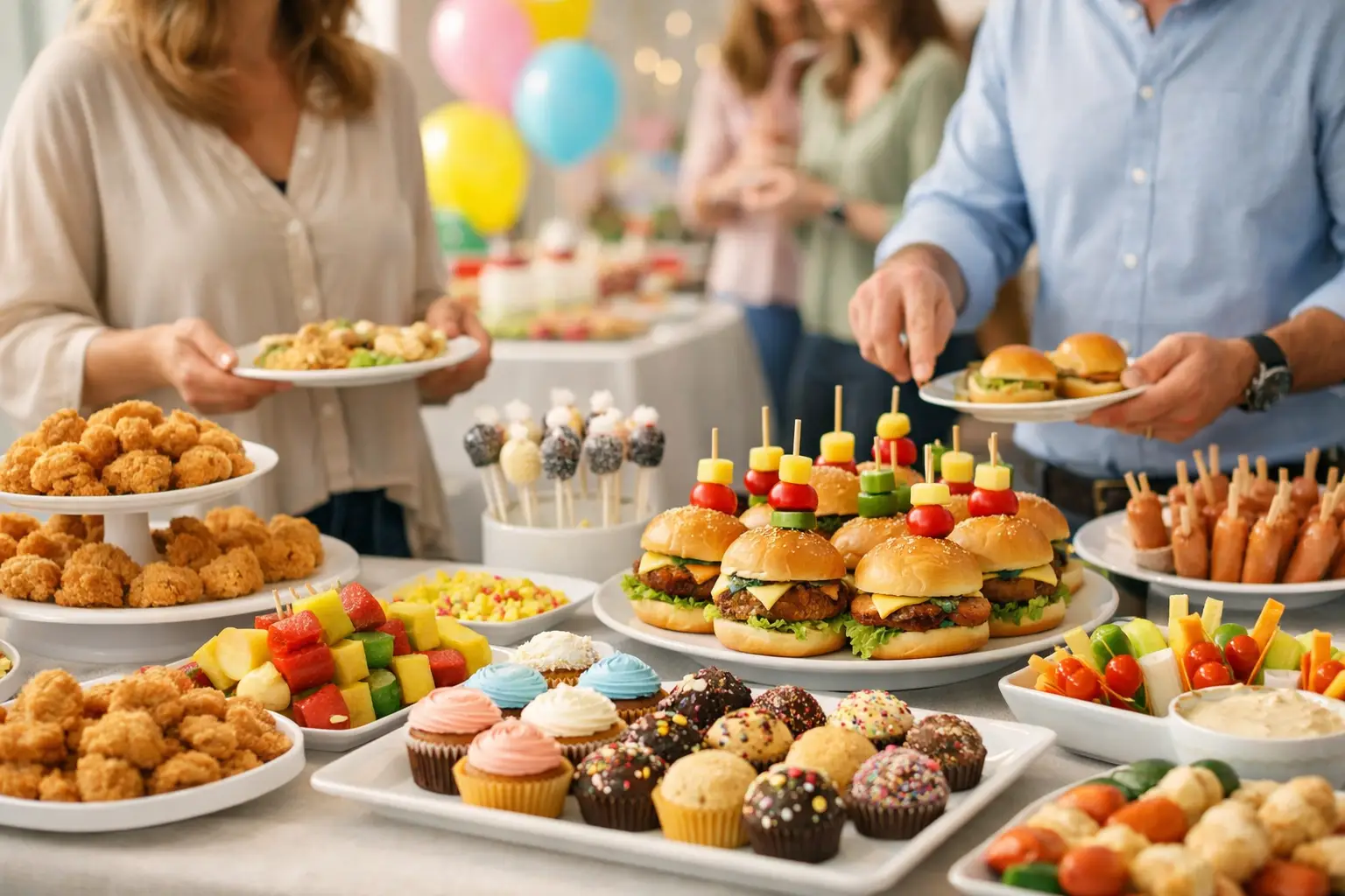 Buffet infantil para convidados adultos: como acertar