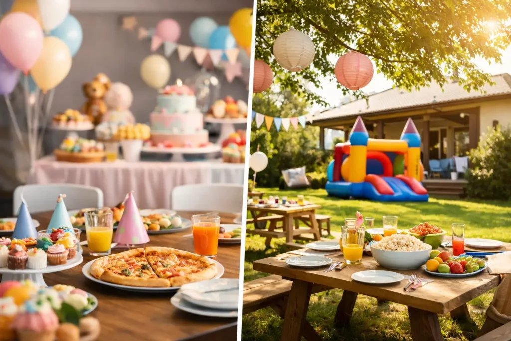 Buffet ou casa: onde fazer a festa infantil?