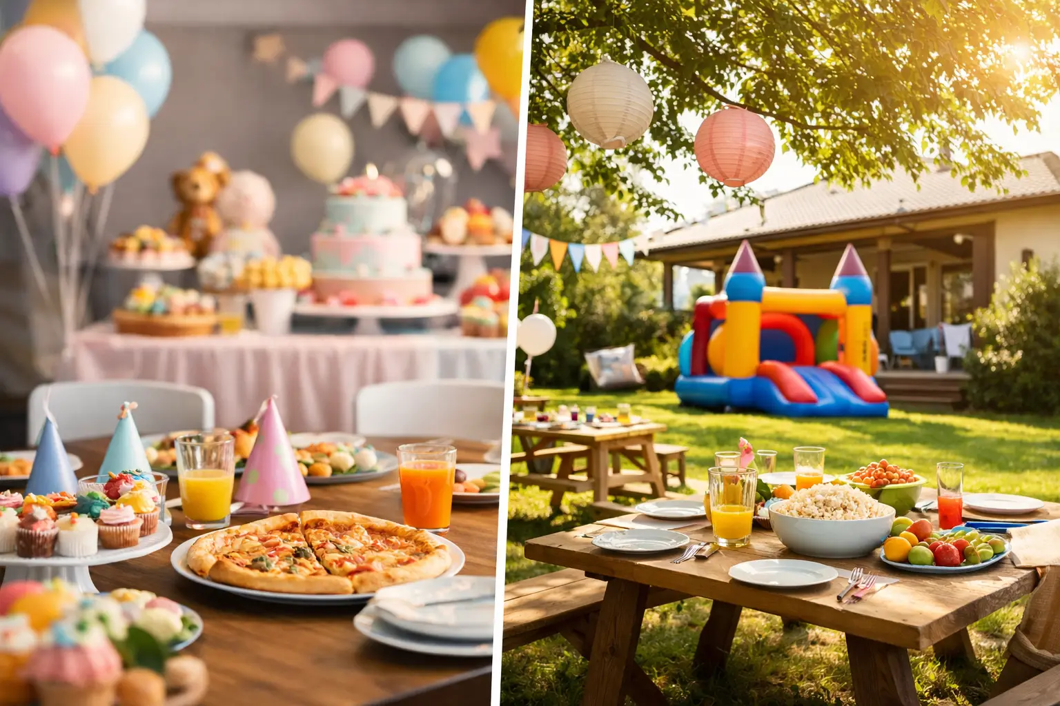 Buffet ou casa: onde fazer a festa infantil?