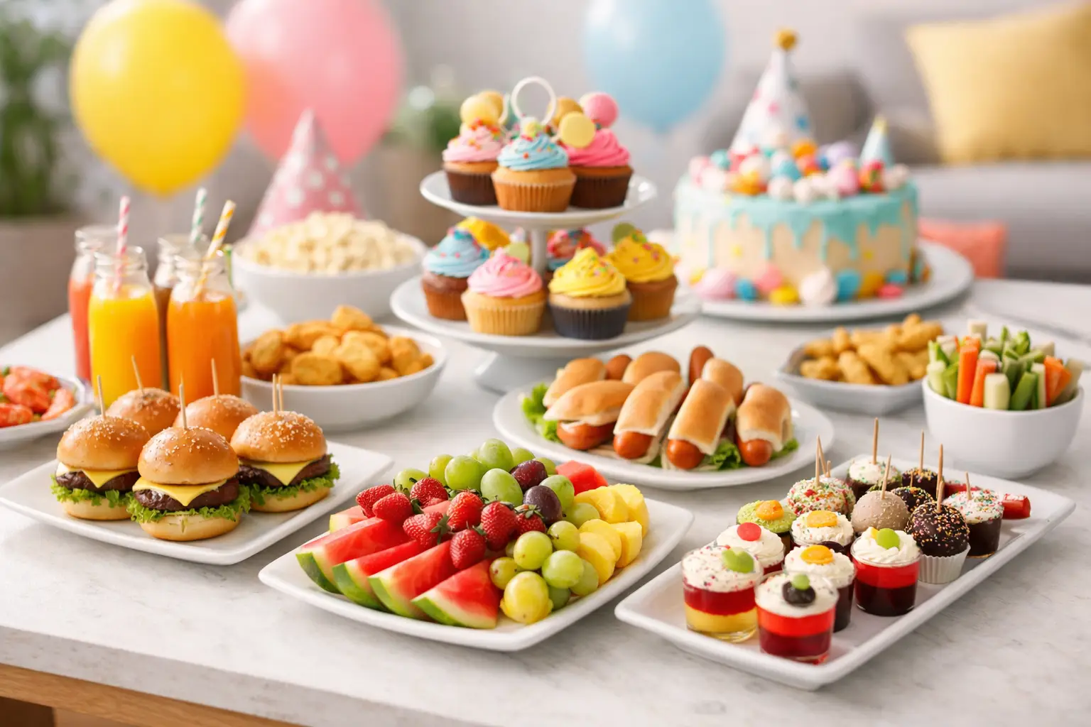 Guia cardápio aniversário infantil sem erros