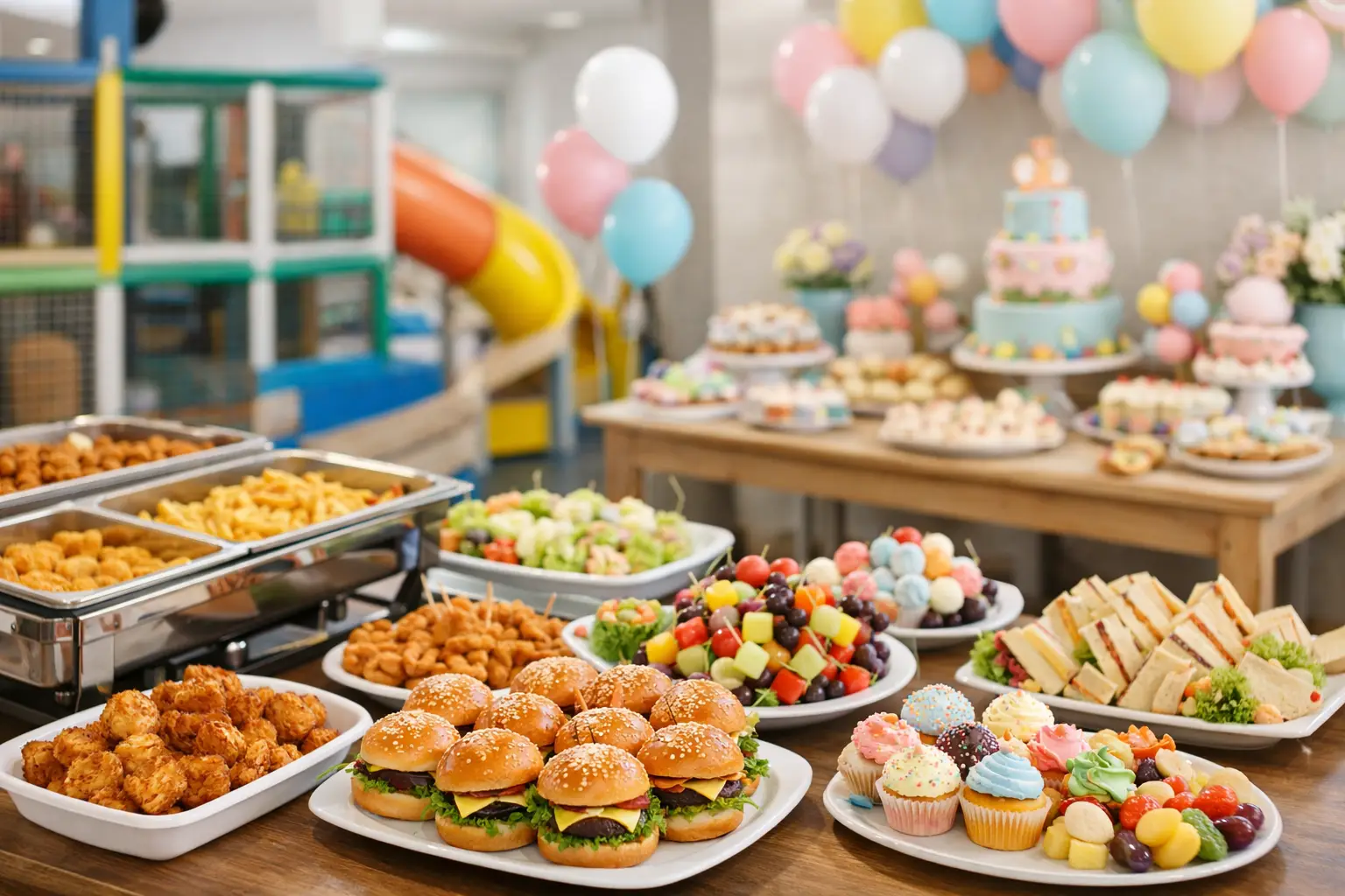 Tipos de buffet para festa infantil para escolher bem