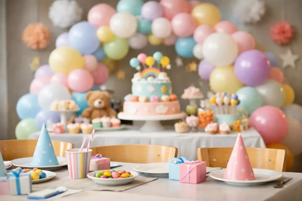 Decoração para aniversário infantil em buffet
