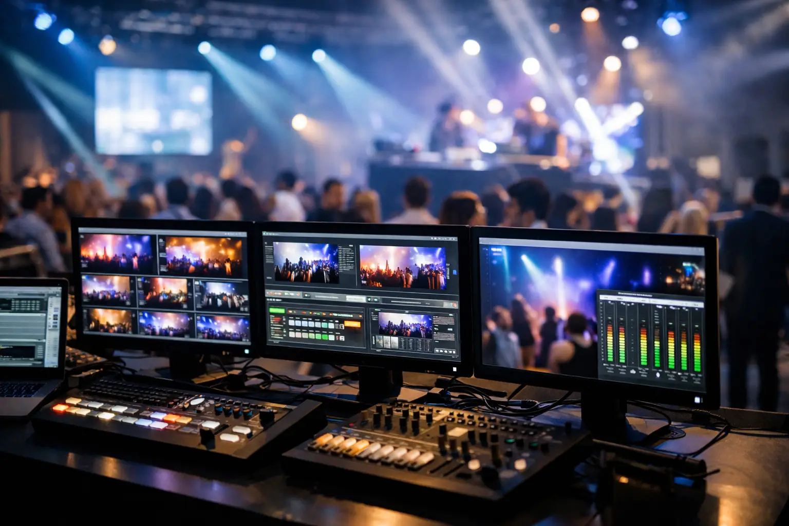 Quantos monitores são necessários em uma festa?